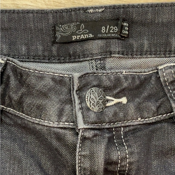 Prana Women’s Dark Gray Straight Jeans Size 8/29 - Picture 4 of 6